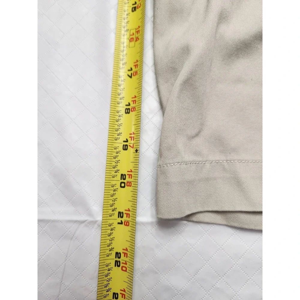 Polo Ralph Lauren Shorts Mens 38 Beige Relaxed Fit Chino 10 Inseam Cotton